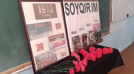Rayonun ümumi təhsil müəssisələrində 31 Mart - Azərbaycanlıların Soyqırımı Günü qeyd edilib