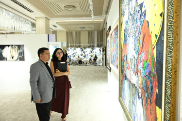 Qəbələdə “Mədəniyyətlərin qovşağı” adlı ilk beynəlxalq incəsənət sərgisi təşkil olunub