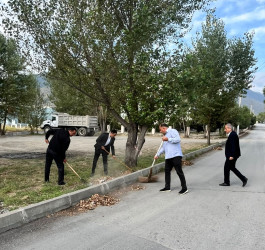  “Şəhərsalma və Memarlıq ili” çərcivəsində Qəbələdə ümumrayon iməciliyi davam etdirilir