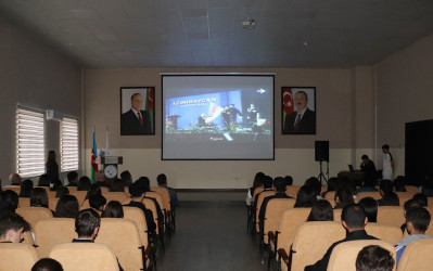 “Ulu Öndər Heydər Əliyev və Azərbaycan gəncliyi” mövzusunda tədbir keçirilib.