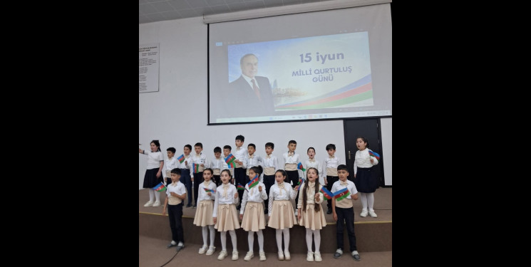 “Təhsil müəssisələrində 15 iyun “Milli Qurtuluş Günü” ilə əlaqədar silsilə tədbirlər keçirilib