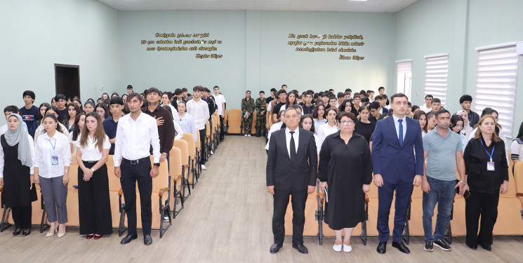 Qəbələ Dövlət Peşə Təhsil Mərkəzində 27 Sentyabr – Anım Günü ilə bağlı tədbir keçirilib
