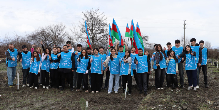 Qəbələdə “Yaşıl Marafon” layihəsi çərçivəsində növbəti ağacəkmə aksiyası keçirilmişdir