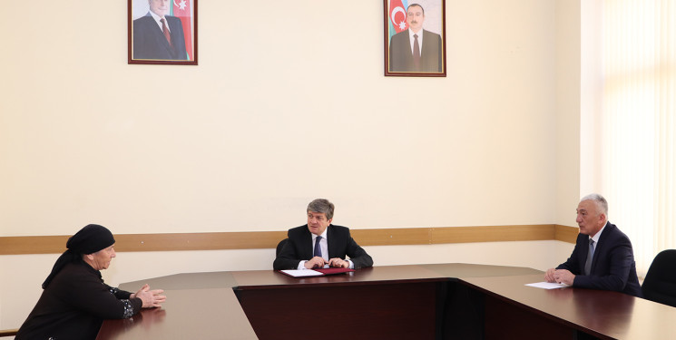 Состоялся очередной прием граждан главой Исполнительной власти Габалинского района Сабухи Абдуллаевым