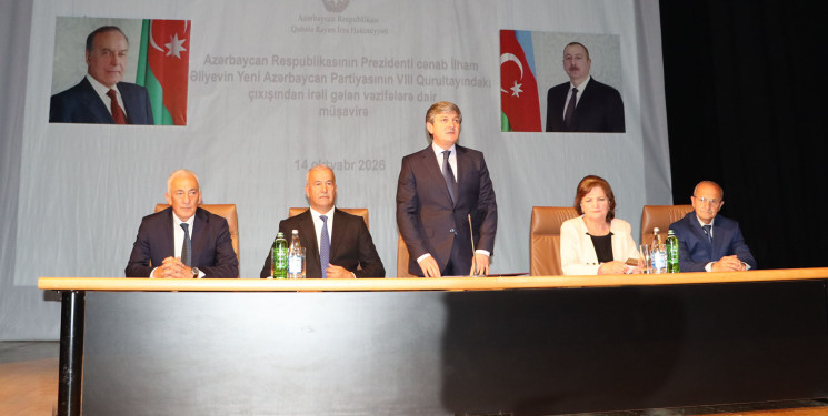 Qəbələdə Yeni Azərbaycan Partiyasının VIII Qurultayından irəli gələn vəzifələrə dair müşavirə keçirilib