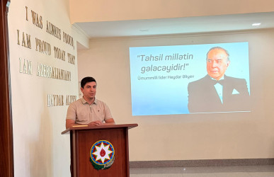 “Gələcəyə ilk addım” adlı tədbir keçirilib