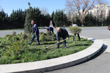Qəbələ şəhərində “Şəhərsalma və Memarlıq ili” çərçivəsində növbəti  iməcilik keçirilmişdir