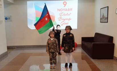 "Bayraq mənliyimdir, bayraq kimliyim, bayraq öz yurduma öz hakimliyim" adlı tədbir keçirilib