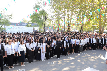 Qəbələ Dövlət Peşə Təhsil Mərkəzində “15 Sentyabr - Bilik Günü”  tədbiri keçirilib