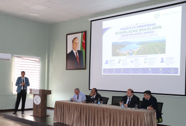  “Torpaqların konsolidasiyası mexanizminin yaradılması və Qəbələ rayonunun pilot layihə olaraq tətbiq edilməsi” mövzusunda müşavirə keçirilmişdir