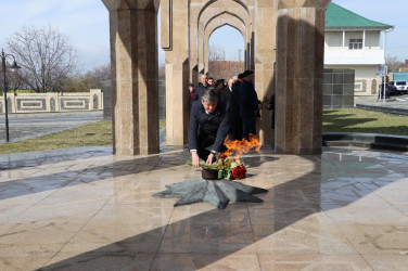 Qəbələ şəhərində Xocalı soyqırımının 34-cü ildönümünə həsr olunmuş anım tədbiri keçirilib