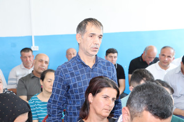Xırxatala kəndində səyyar qəbul keçirilib