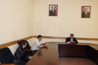 Qəbələ RİH-də vətəndaşların qəbulu keçirilmişdir
