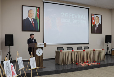 Xocalı Soyqırımının 33-cü ildönümünə həsr olunmuş “Xocalı-Qan Yaddaşımız” adlı tədbir keçirilib