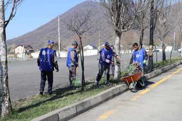 Qəbələ şəhərində “Şəhərsalma və Memarlıq ili” çərçivəsində növbəti  iməcilik keçirilmişdir
