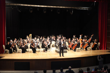 Qəbələdə M.Maqomayev adına Azərbaycan Dövlət Akademik Filarmoniyasının Üzeyir Hacıbəyli adına Azərbaycan Dövlət Simfonik Orkestrinin konserti keçirilib