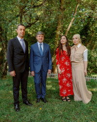 Leyla Əliyeva Qəbələdə fərdi sərginin açılışında və ağacəkmə aksiyasında iştirak edib