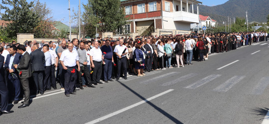 Qəbələ rayon Şəhidlər Xiyabanında 27 sentyabr – “Anım Günü” tədbiri keçirilib