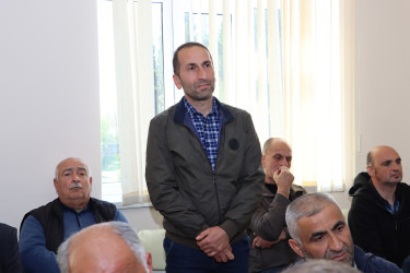 Qəbələ RİH Başçısı Səbuhi Abdullayev Tövlə kəndində səyyar qəbul keçirmişdir