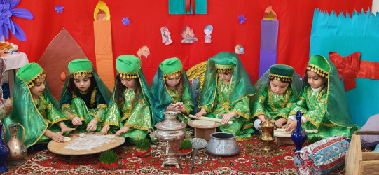 Qəbələ rayonunda fəaliyyət göstərən təhsil müəssisələrində Novruz bayramı münasibətilə silsilə tədbirlər təşkil olunub