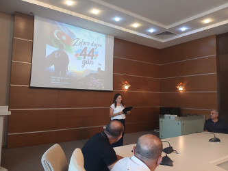 Qəbələ rayon Mədəniyyət Mərkəzində 27 sentyabr “Zəfərə doğru 44 gün”  adlı tədbir keçirilib