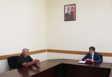 Qəbələ RİH başçısının növbəti vətəndaş qəbulu keçirilib