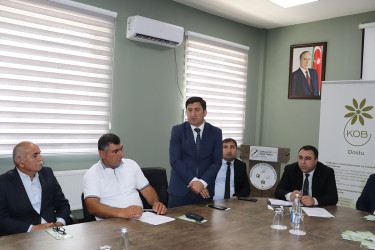 Qəbələdə Arıçılıq sahəsində mövcud imkanlar, çətinliklər və prespektivlər mövzusunda dəyirmi masa keçirilib