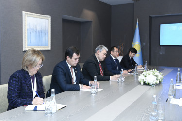 Azərbaycanla Qazaxıstan arasında strateji tərəfdaşlıq münasibətlərinin cari vəziyyəti müzakirə olunub