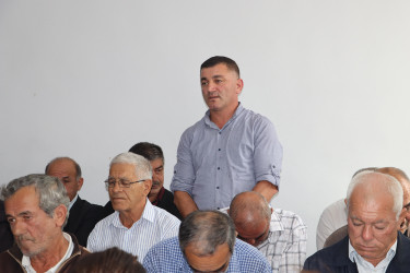 Qəbələ rayonu Mamaylı kəndində növbəti səyyar qəbul keçirilmişdir