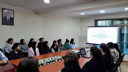 "Gənclər sağlam gələcək uğrunda" adlı tədbir keçirilib