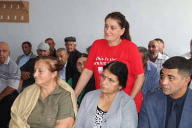 Qəbələ rayonu Mamaylı kəndində növbəti səyyar qəbul keçirilmişdir