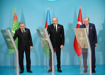 Türkmənistan tərəfindən Füzulidə tikiləcək məscidin onlayn formatda təməli qoyulub