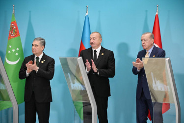 Türkmənistan tərəfindən Füzulidə tikiləcək məscidin onlayn formatda təməli qoyulub