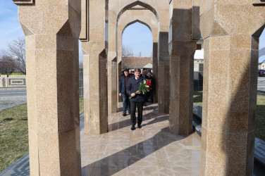 Qəbələ şəhərində Xocalı soyqırımının 34-cü ildönümünə həsr olunmuş anım tədbiri keçirilib