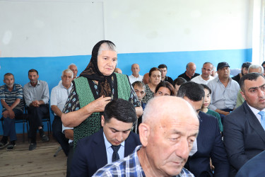 Xırxatala kəndində səyyar qəbul keçirilib