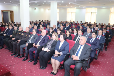 Ümummilli Lider Heydər Əliyevin anadan olmasının 103 illiyi ilə əlaqədar Qəbələ rayonunda tədbir keçirilib