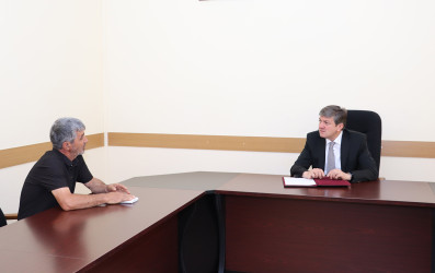 Rayon icra hakimiyyətində növbəti dəfə vətəndaş qəbulu keçirildi