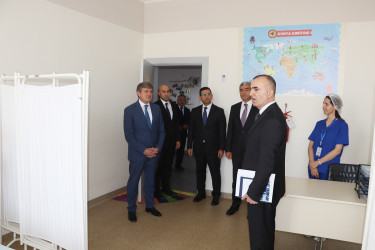 Əmək və əhalinin sosial müdafiəsi naziri Anar Əliyev Qəbələ rayonunda vətəndaşları qəbul edib