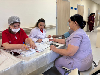 Qəbələdə növbəti dəfə qanvermə aksiyası keçirilib