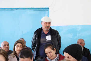 Qəbələ rayonunun Hacıalılı kəndində səyyar qəbul keçirilmişdir