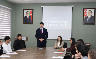 “Şəhərsalma və Memarlıq İli” ilə bağlı tədbir keçirilib