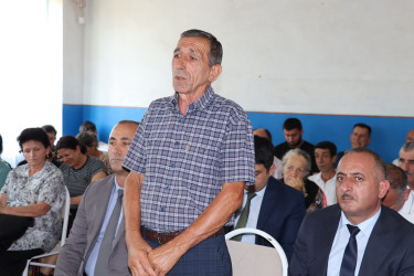 Qəbələ rayonunda növbəti səyyar qəbul Zalam kəndində keçirilmişdir