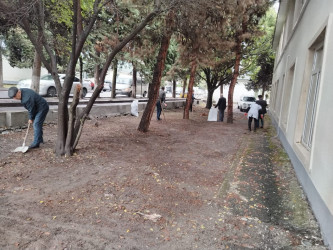 На территории Габалинского района в рамках «Года Конституции и Суверенитета» состоялся очередной общерайонный субботник.