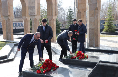 Qəbələ şəhərində Xocalı soyqırımının 34-cü ildönümünə həsr olunmuş anım tədbiri keçirilib