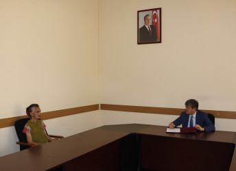 Qəbələ RİH-nin növbəti dəfə vətəndaş qəbulu keçirilmişdir