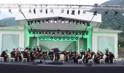 XIV Qəbələ Beynəlxalq Musiqi Festivalının təntənəli açılış mərasimi olub