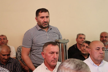 Qəbələ rayonunun Abrıx kəndində növbəti səyyar qəbul keçirilib